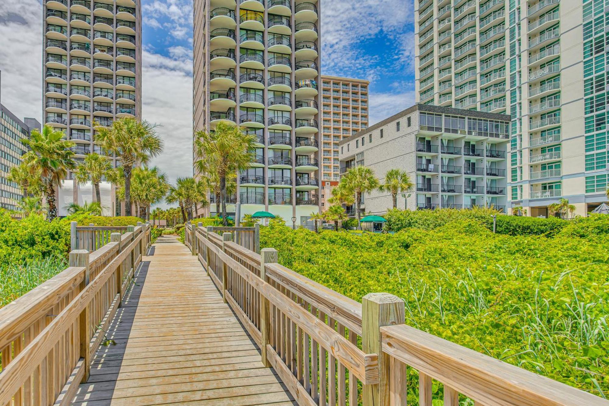Myrtle Beach Oceanfront Condo With Covered Balcony! Εξωτερικό φωτογραφία